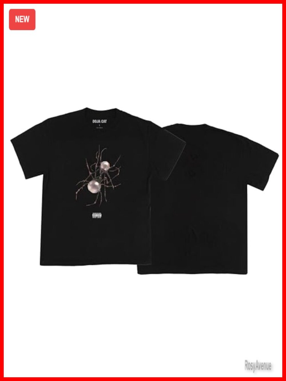 The Scarlet Tour Album Graphic Crew Neck Short Sleeve T-Shirt